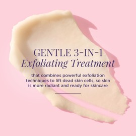 Tratamiento exfoliante triple intensivo de la belleza, infundido con enzimas de papaya, ácido glicólico, ácido láctico y arcilla purificante, 0.5 onzas