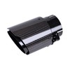 Carbon Fiber Exhaust Tip 2.5" Inlet to 4"Outlet, Universal Tailpipe
