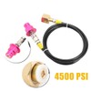NICCOO CO2 Adapter High Pressure Hose, CO2 Bottles Adapter Hose