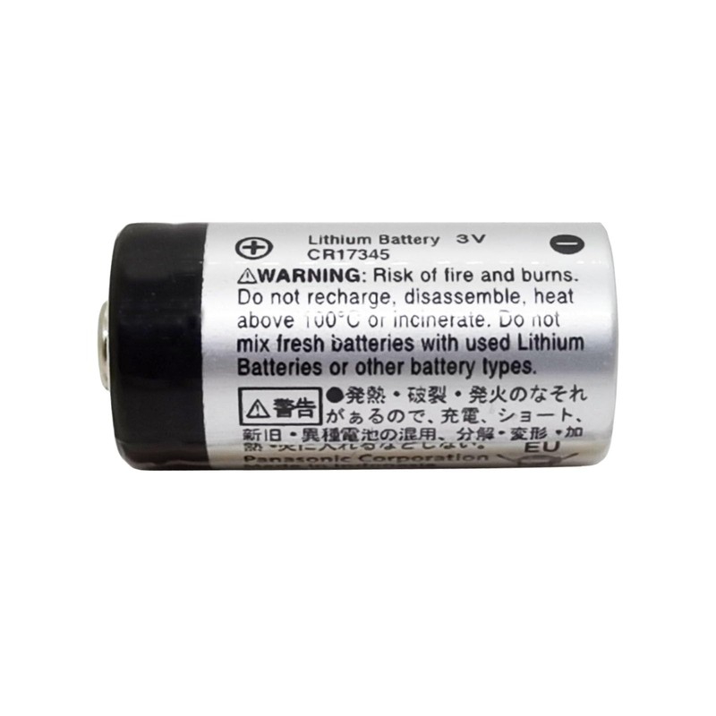 STEPMAX 2 Pack CR123A 3V Lithium Battery 1400mAh for Cameras