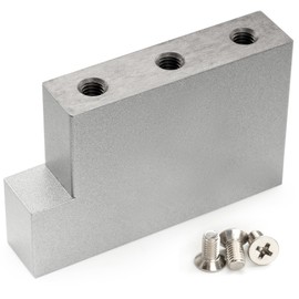 Musiclily Ultra 37mm Full Solid Steel L Shaped Tremolo Block for Electric Guitar Floyd Rose Locking Tremolo Bridge