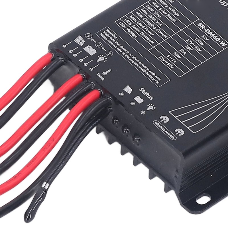 12V Smart MPPT Solar Controller with Step LED Driver Solar