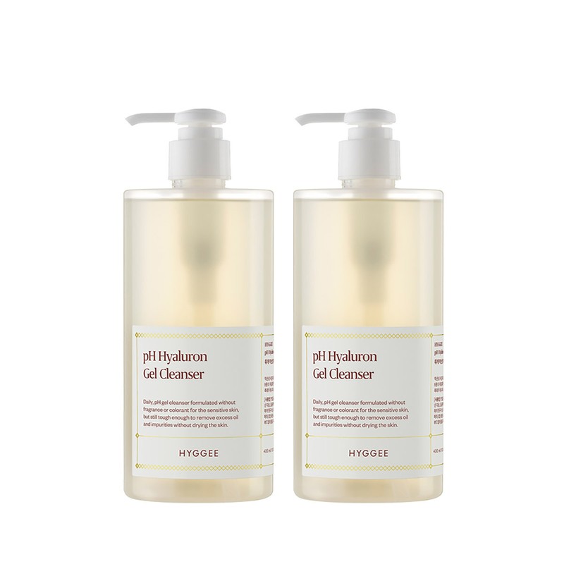 Hygge Mildly Acidic Hyaluronic Gel Cleanser Set / 휘게 약산성