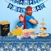 3PCS Fathers Day Disposable Tablecloth - 108" × 54", Happy