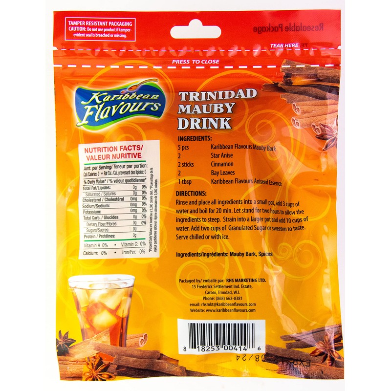 Mauby Bark and Spices - Single 3 Oz Pack |
