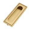 Brass Recessed Furniture Handle Kitchen Cupboard Cabinet Wardrobe Drawer Pulls