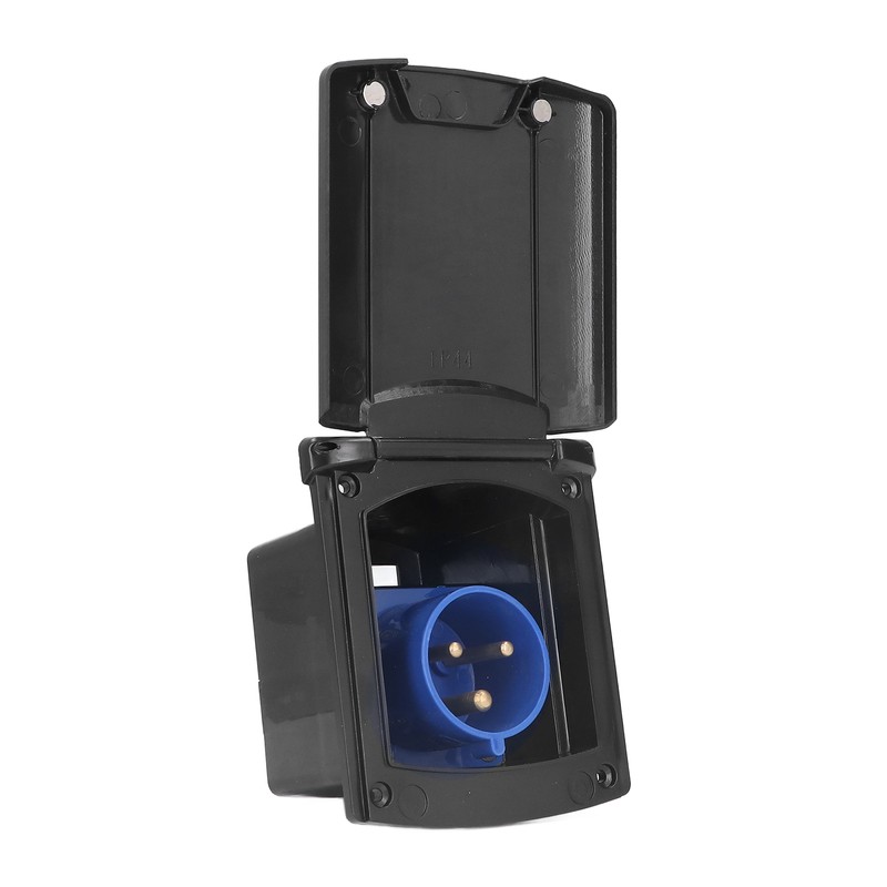 32A 220V‑250V RV External Power Outlet Box 3 Pin Plug