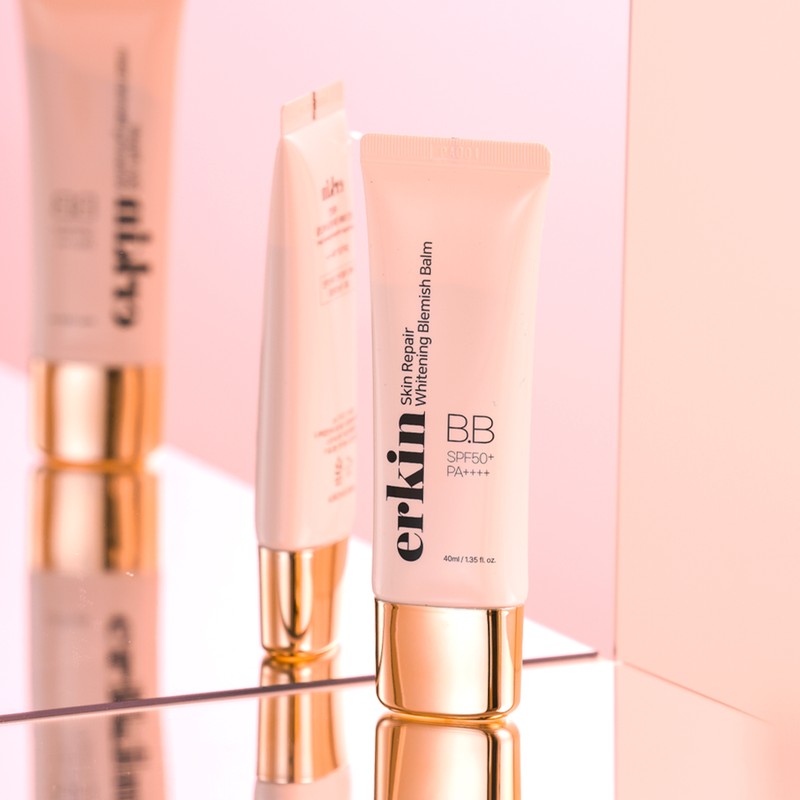 Erkin Skin Repair Whitening BB Cream 40ml x 2, whitening/super