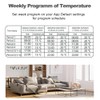 Smart Thermostats,WiFi Smart Thermostat Temperature Controller Weekly Programmable Button Control/Mobile
