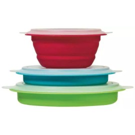 Progressive International PROGRESS INT CB-20 Kitchen COLLAPSIBLE STORAGE BOWLS ***Dishwasher Safe
