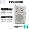 Ohm Electric AudioComm Pocket Radio AM/FM Silver RAD-P211S-S 03-0975 OHM