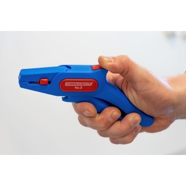 WEICON Automatic Wire Stripping Tool No. 5 | 2-Pack | Wire Stripper Adjustable 0.2-6.0 mm² (24-10 AWG) | Wire Stripping Pliers with Side Cutter up to 2.0 mm | Stripping of Round Cables |TÜV |