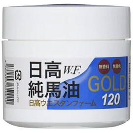 Hokkaido Hidakachi Specialty Product. Hidaka Western Farm Hidaka Pure Horse Oil GOLD 4.2 fl oz (120 ml) / Unscented / Uncolored Hidaka W.F.