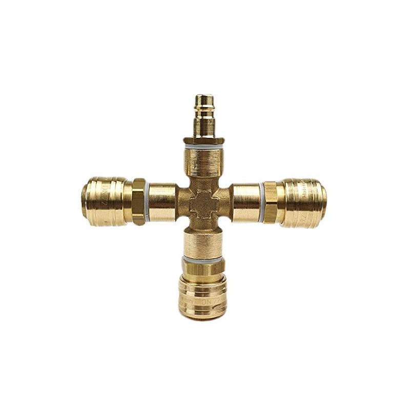 Compressed Air Distributor Triple with Couplings, Coupling Plug & Seal