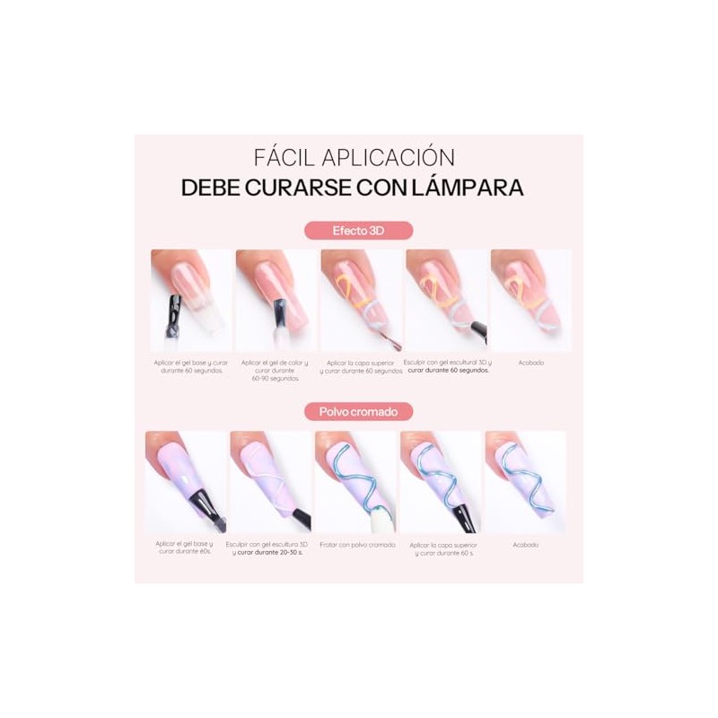 CHERIMOYA 3D Solid Sculpting Gel for Nail Art 8g Tube