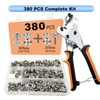 Snap Fastener Tool Kit, 100 Sets Boat Cover Snaps with