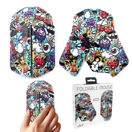 myAir.0 OriMouse Portable Wireless Mouse, Wireless [Origami Size, Small Mouse, Bluetooth 5.2 Connection, Ultra Thin, 0.2 inch (5 mm), Lightweight, No USB Receiver Required, Full Charge, 3 Months Use,