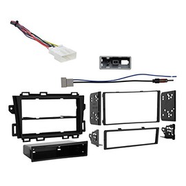 Harmony Audio HA-707552 Compatible with Nissan Murano 2009-2012 Aftermarket Radio Harness Adapter, Metra 99-7426 Single DIN/Double DIN Installation Kit and HA-40NI12 Aftermarket Antenna Adapter