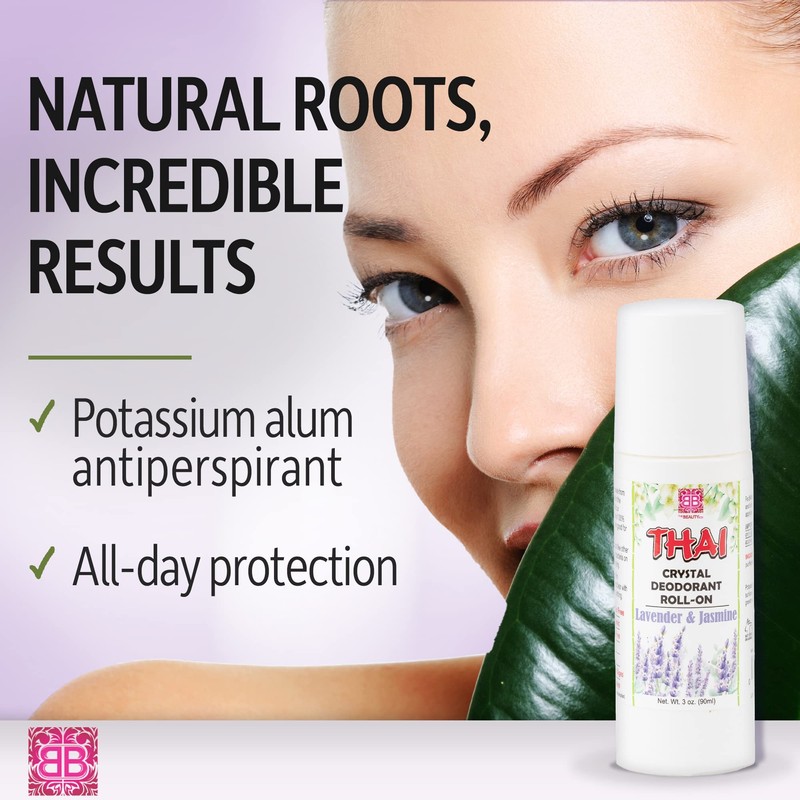 Thai Crystal Deodorant Roll On – Potassium Alum All Natural