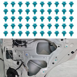 PACLVIO 50Pcs Trim Door Panel Retainer Clips, Car Push Fastener Clips, Door Trim Clips Replacement 90467-10188, Car Accessories Auto Clips Compatible with Toyota Corolla Camry Sequoia Tundra Tacoma