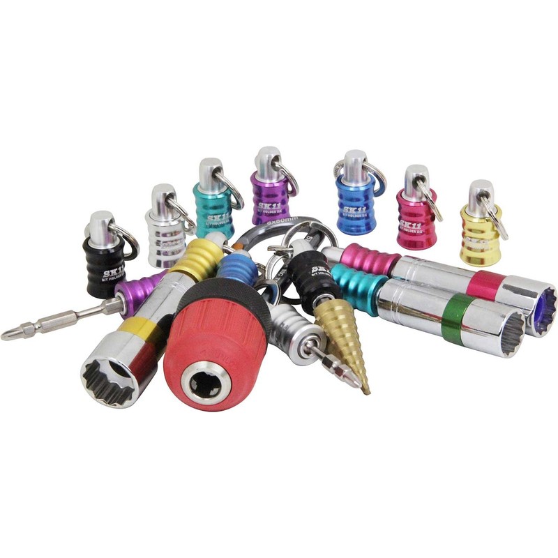 SK11 SBH-DX-RD Bit Holder DX 6.35 Axis Compatible Red