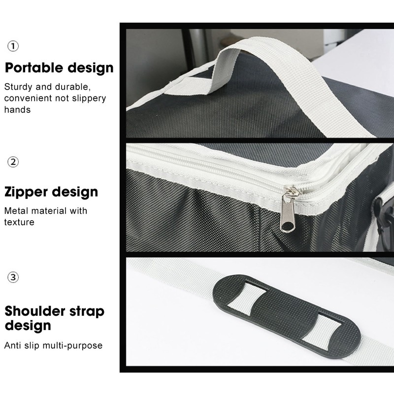 Marker Storage Bag 168 Slots Multipurpose Portable Zippered Marker Pen