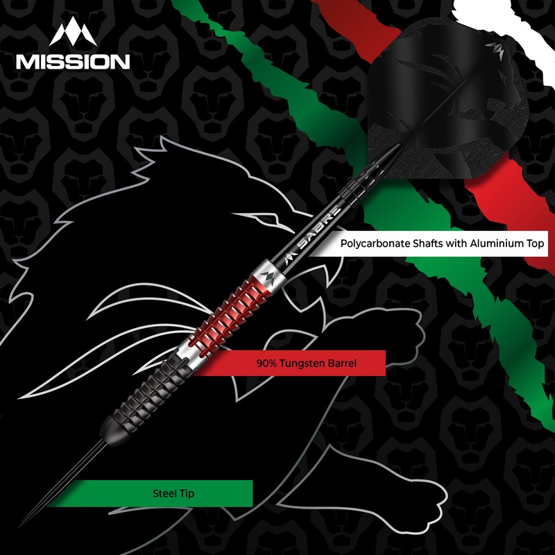 Mission | Llew Bevan Darts | Steel Tip | 90%
