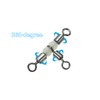 PATIKIL 20 Pack 3-Way Swivel 0.9x0.5 Inch Cross Line T-Turn