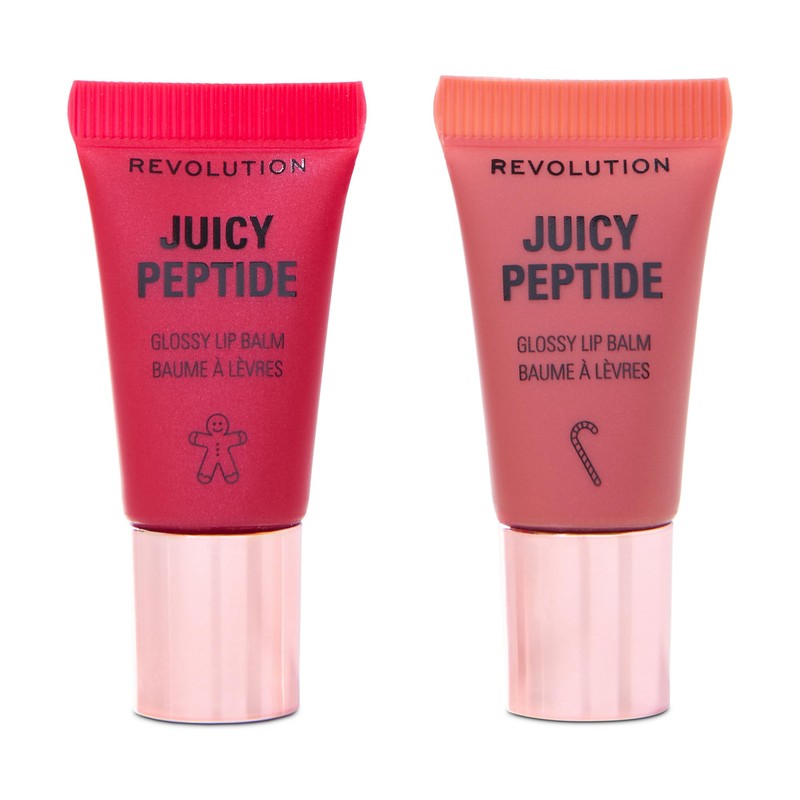 Revolution Juicy Peptide Mini Lip Balm Gift Set, Limited Edition