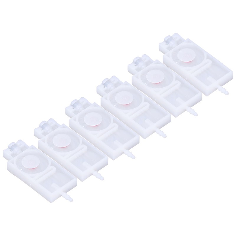 6Pcs Ink Damper Solvent Inkjet Head Rectangular PP Damper Replacement