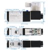 Baomain 10 Space Pneumatic Solenoid Valve 3V210-08 DC 24V PT1/4