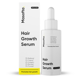 Masofta Hair Growth Serum For Promoting Hair Growth & Controlling Hair Fall With 3% Redensyl, 5% Capixyl, 4% Anagain, 3% Procapil & Rosemary & Biotin, For Both Men & Women, 50 ml (Pack of 1) White