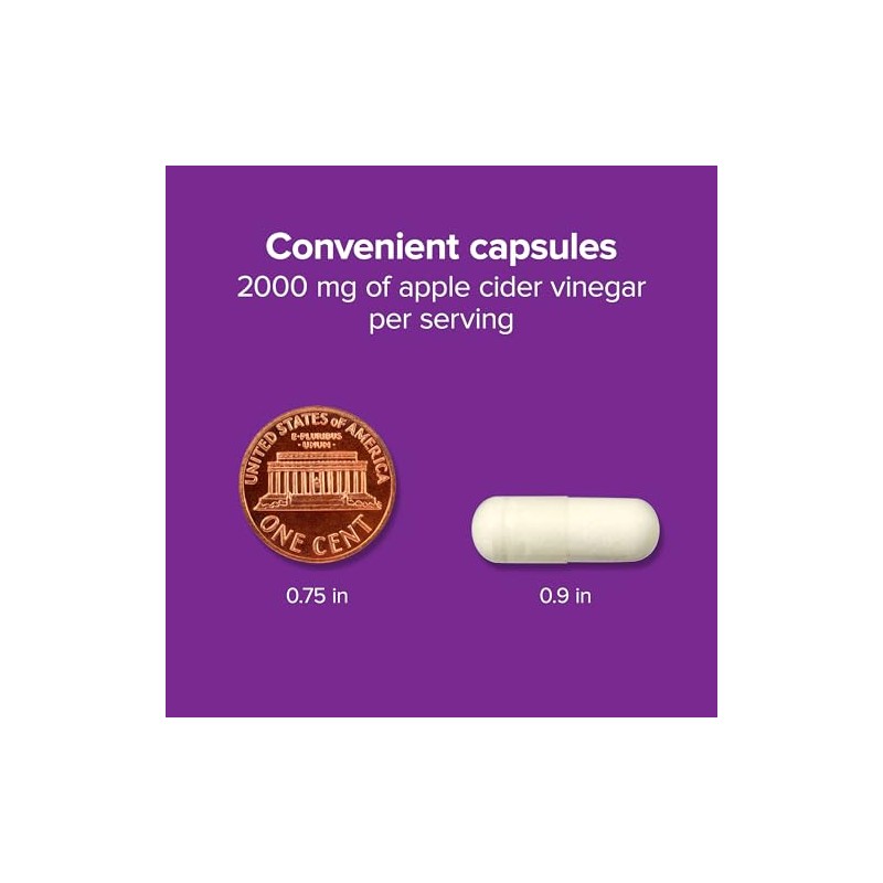 Webber Naturals Vinagre de Sidra de Manzana 2000 Mg con