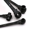Wedo Scaffold Podger Ratchet Spanner, Dual Side Socket Wrench, Quick