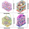 4 Sets DIY 3D Fun Mini Animal House Clamshell Sticker