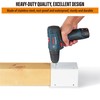 WOCEPU Stainless Steel Adjustable (Range 3.3"-6") Post Protector, Protects Wooden