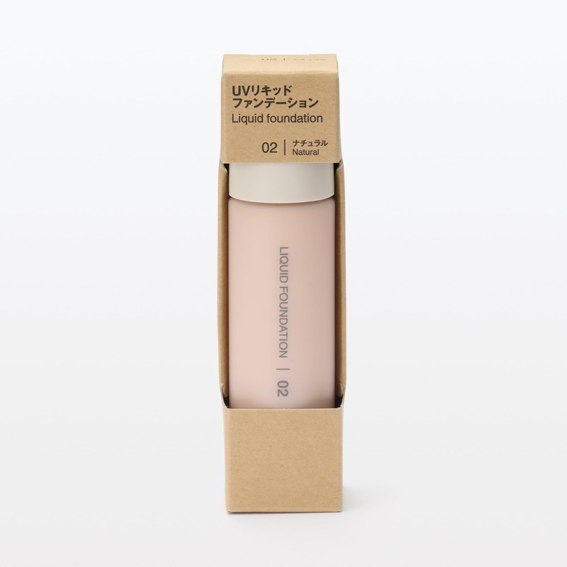 MUJI SPF40 PA++++ OAP42A4S UV Liquid Foundation, Natural, 1.0 fl
