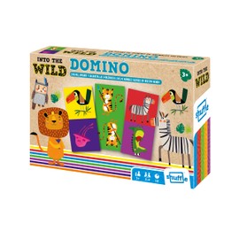 Shuffle : 130012468 Into The Wild Domino for Children with Animals