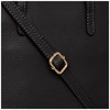 Kuko 2253111306 Tote Bag, Leather 2-Way Mini Tote Bag, black