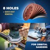S&R 125 mm Sanding Disc Set, 8-Hole, 100 Pcs. P240