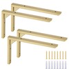 OVOV Heavy Duty Brackets 6inch Set of 4 Wall Mount