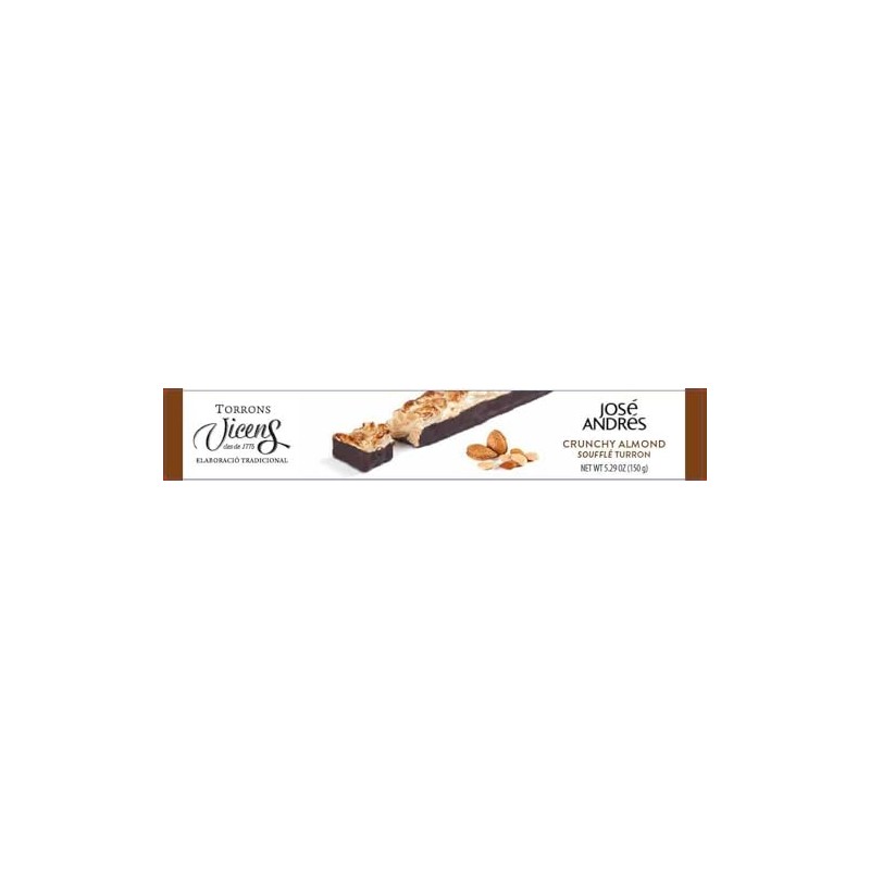 José Andrés Crunchy Almond Nougat, 5.29 oz