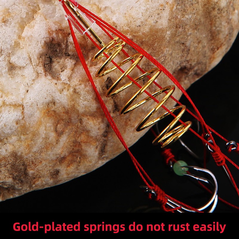 Fishing Feeder Carp Fishing Hooks with Fishing Spring Carp Feeder