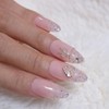 Lovely wedding handmade nail tips - short oval / 러블리