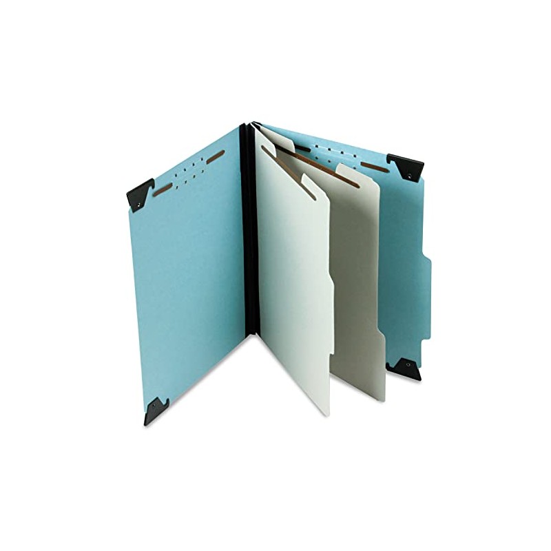 Pendaflex 59252 Pressboard Hanging Classi-Folder, 2 Divider/6-Sections, Letter, 2/5 Tab,