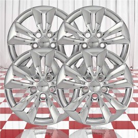 Brighter Design Set of 4 16" Bolt-on Silver Hubcaps for Hyundai Sonata 2011-2014