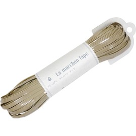 Marchenart KB2000 La Fairytale Tape, 0.2 inch (5 mm), 5.3 oz (150 g), Approx. 11.8 ft (30 m), Col.124 Enamel Greige, 1 Ball