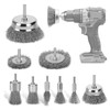 Pmueuff Wire Brush Drill, 9-Piece Wire Brush Set for Drill,
