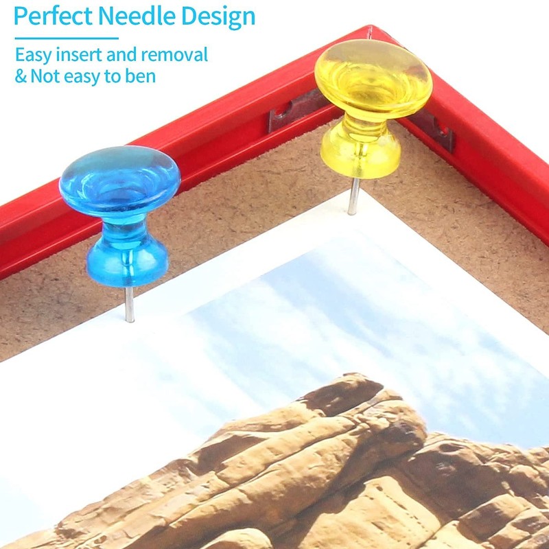 Micvtve Giant drawing pins per pack of 100 large drawing