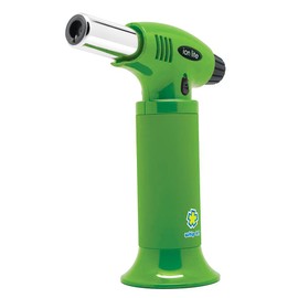 Whip-It! Ion Lite Torch, All Green. Butane Torch Lighter, Refillable Cooking Torch with Adjustable Flame, Safety Lock for Soldering, Kitchen, Welding